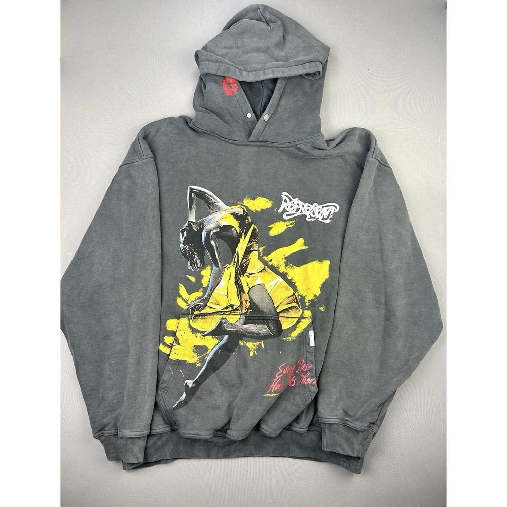 Represent Men's XL‎ Every Rose Has Its Thorn Graphic Hoodie Sweatshirt